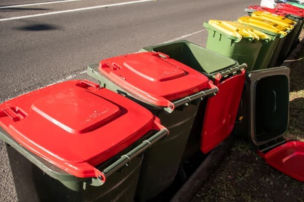 Wheelie bins for waste collection